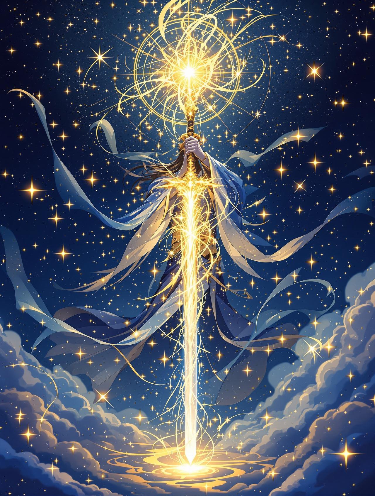 卡通动漫推荐 星辰剑主 宣传海报